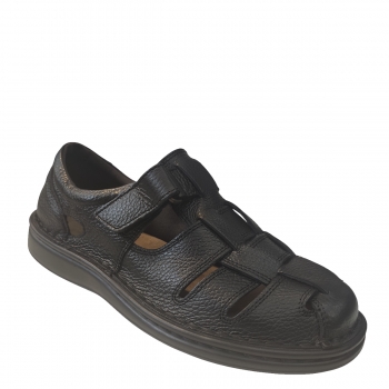 ΑΝΔΡΙΚΑ   ΔΕΡΜΑΤΙΝΑ  ΠΑΠΟΥΤΣΟΠΕΔΙΛΑ NICON by Zakshoes  ΜΑΥΡΑ